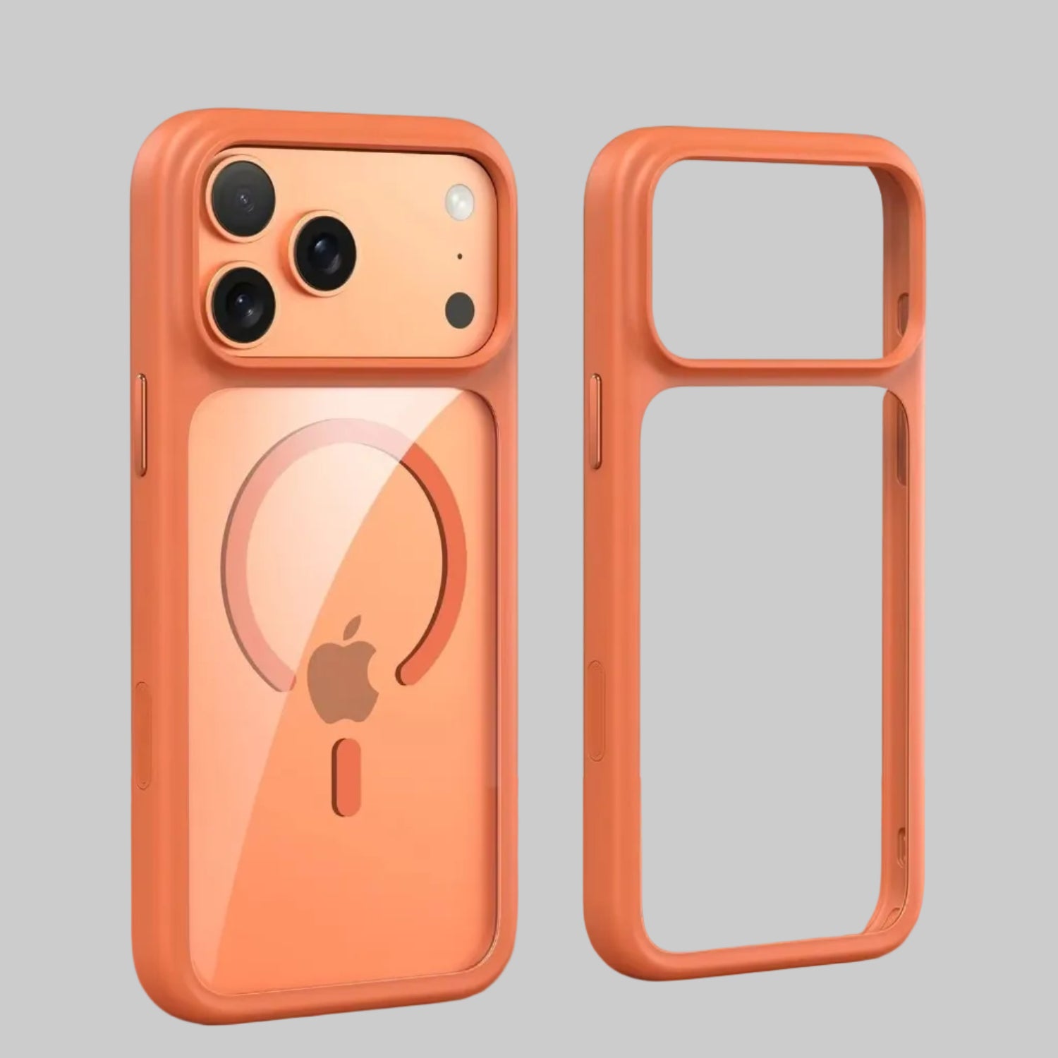 Premium Clear MagSafe iPhone Case – Shockproof Armor Protective Cover with Camera Control Button, Anti-Scratch Transparent Back