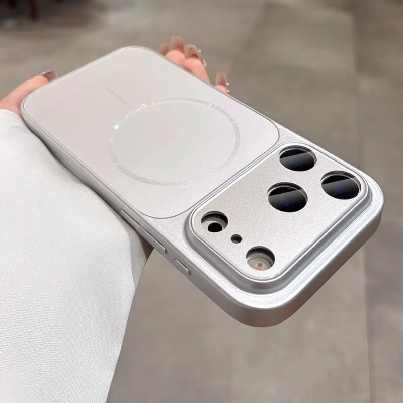 Premium MagSafe iPhone Case – Matte Shockproof Protective Cover with Glass Camera Lens Guard, Camera Control Button and Anti-Fingerprint Finish