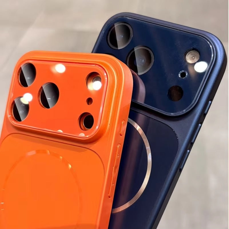 Premium MagSafe iPhone Case – Matte Shockproof Protective Cover with Glass Camera Lens Guard, Camera Control Button and Anti-Fingerprint Finish