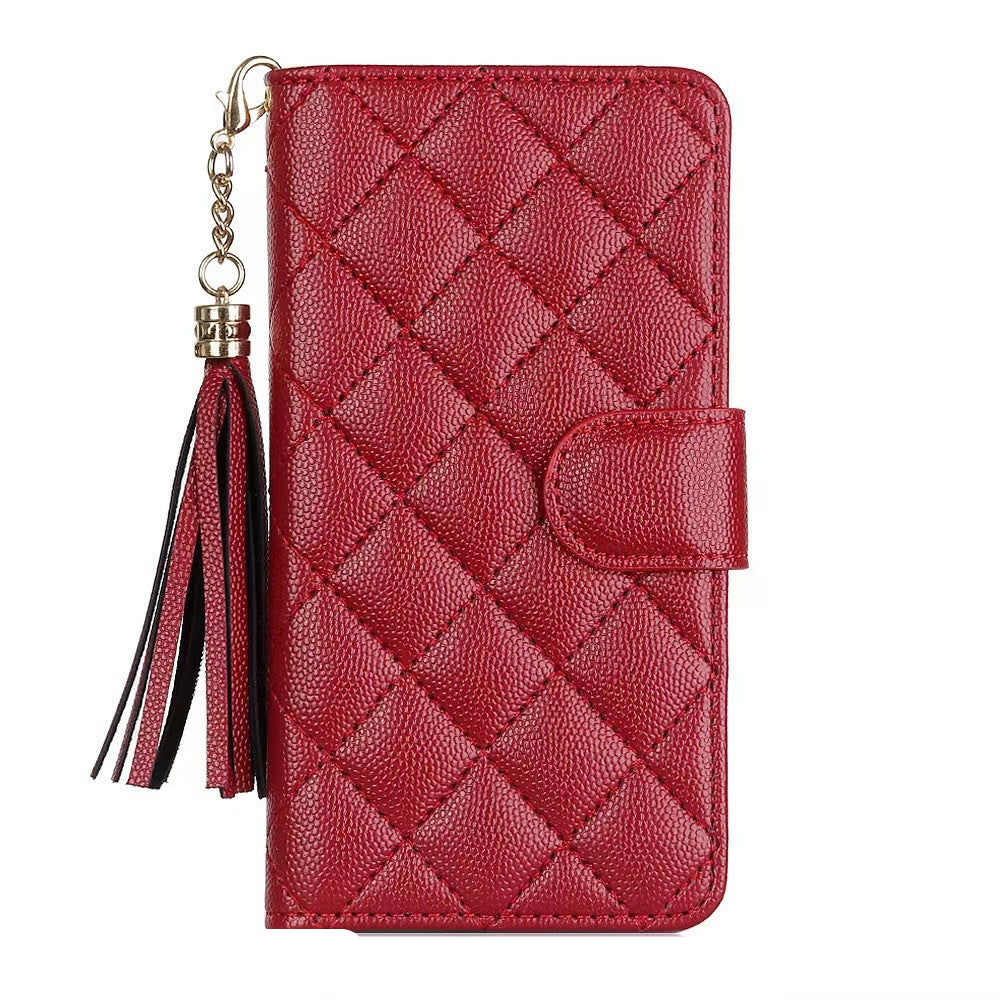 Luxury Wallet Flip Leather iPhone Case – Card Slot, Magnetic Closure,  Shockproof Protection, and Premium Design for iPhone