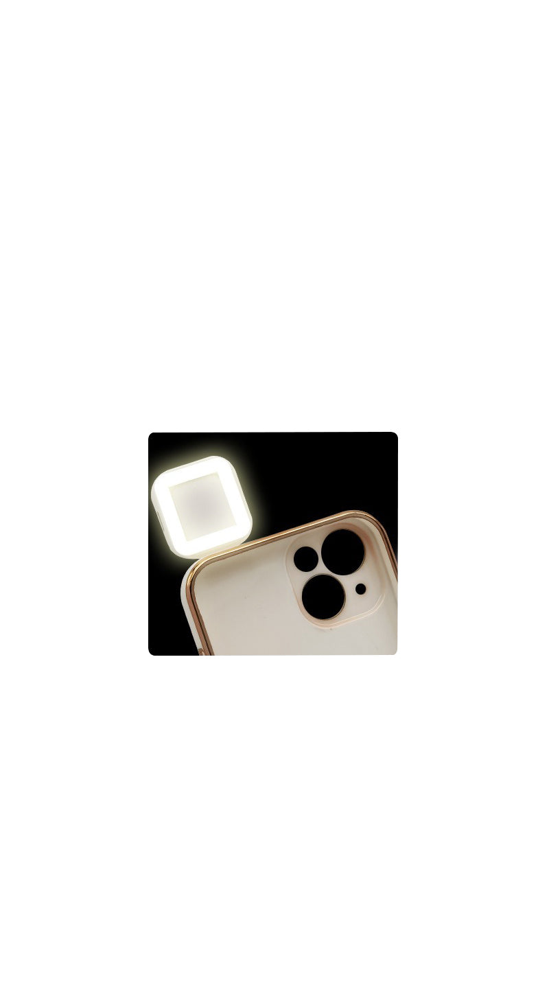 Premium Apple iPhone Case, MagSafe Compatible, Camera Lens and Screen Protection, Ultra Thin, Shockproof, Magnetic, Full All Around Protection, LED Selfie Ring Light Cover