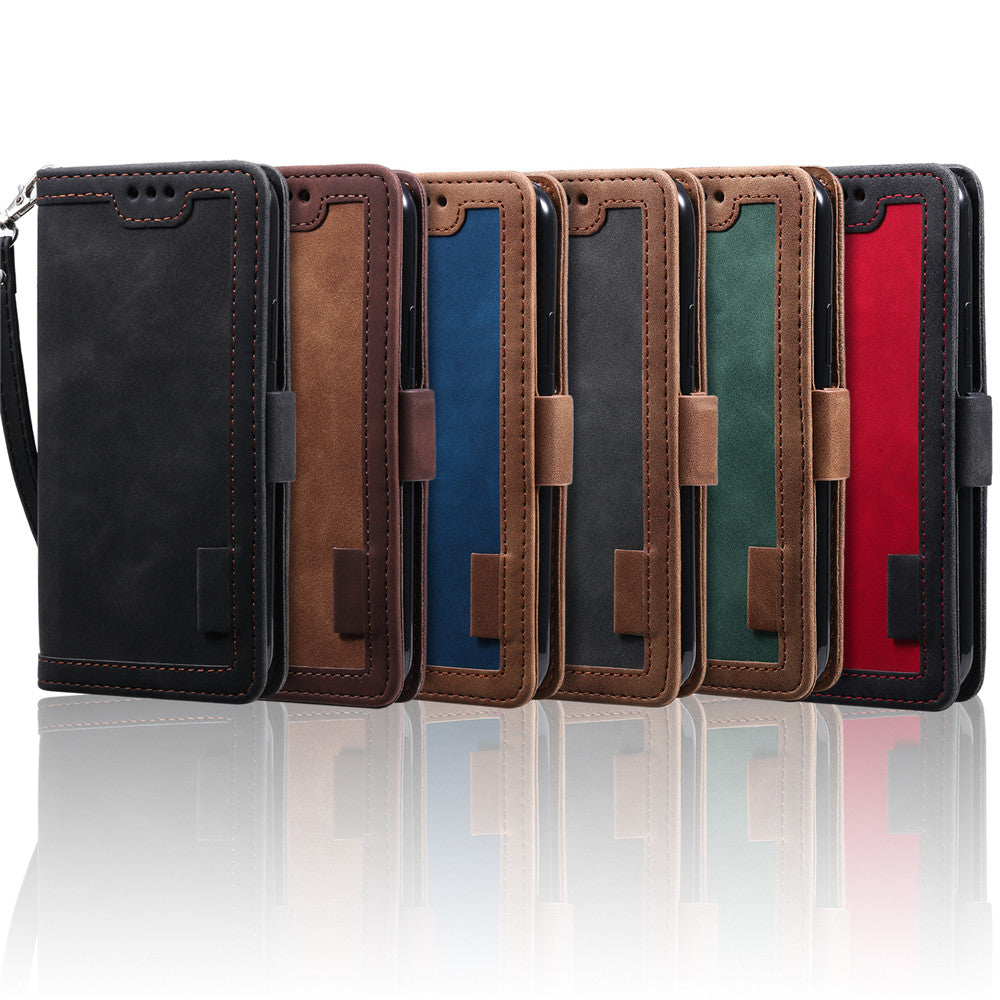 Luxuriöse Klapphülle aus Leder – Premium-Brieftaschen-Cover, Magnetverschluss, Kartenfächer, stoßfester Schutz, elegantes Design für das iPhone