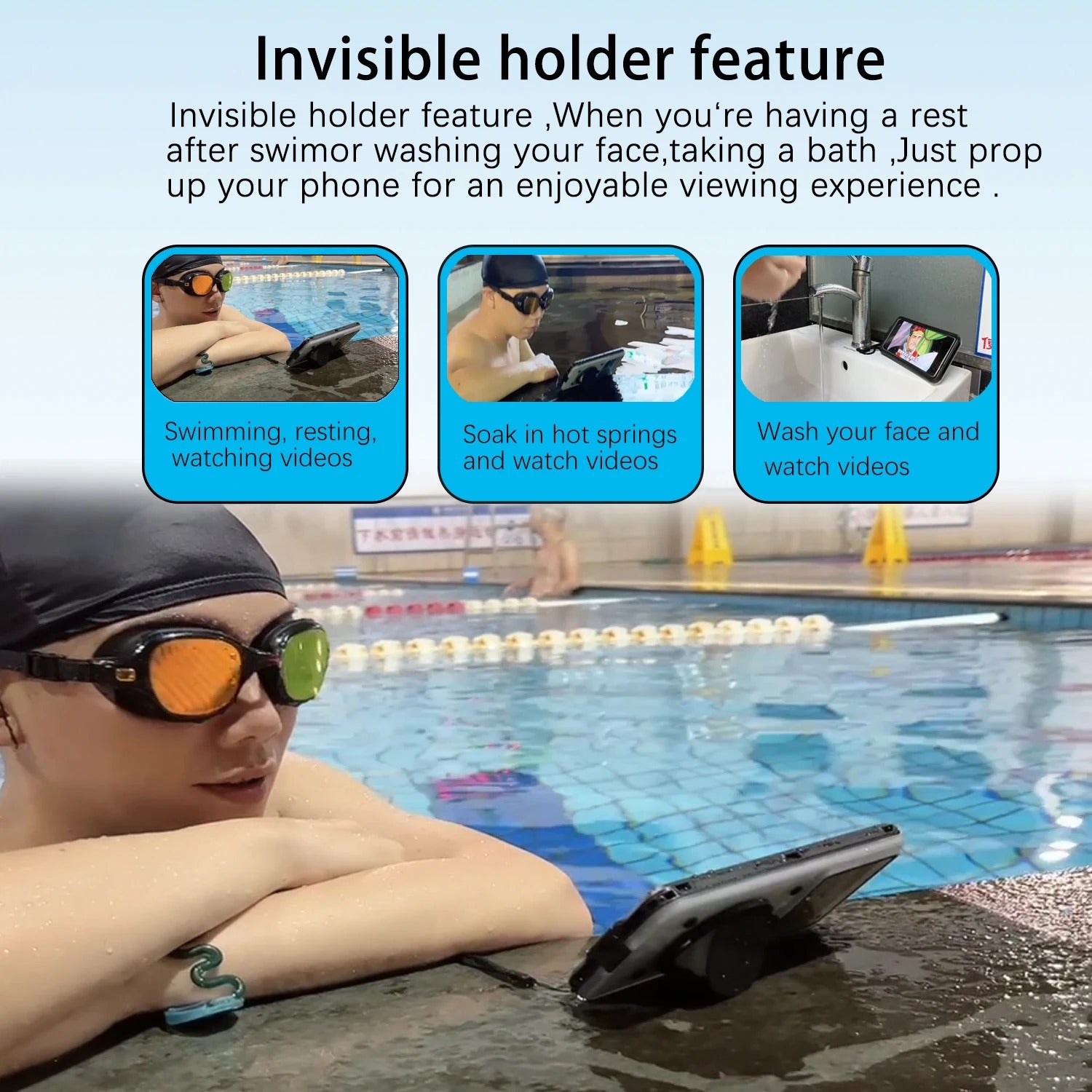 Premium IP68 Waterproof iPhone Case – Full Body Shockproof Protective Cover with Vacuum Seal System, Underwater Protection and Touchscreen Access