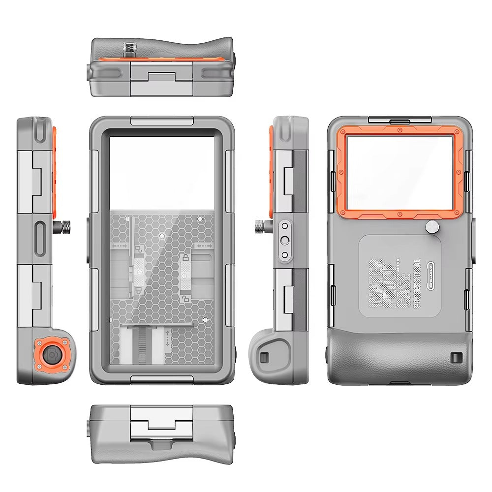 IP68 Waterproof iPhone Case – Full Body Shockproof Cover with 15m Underwater Protection, Anti-Scratch Seal and Secure Lanyard for Diving