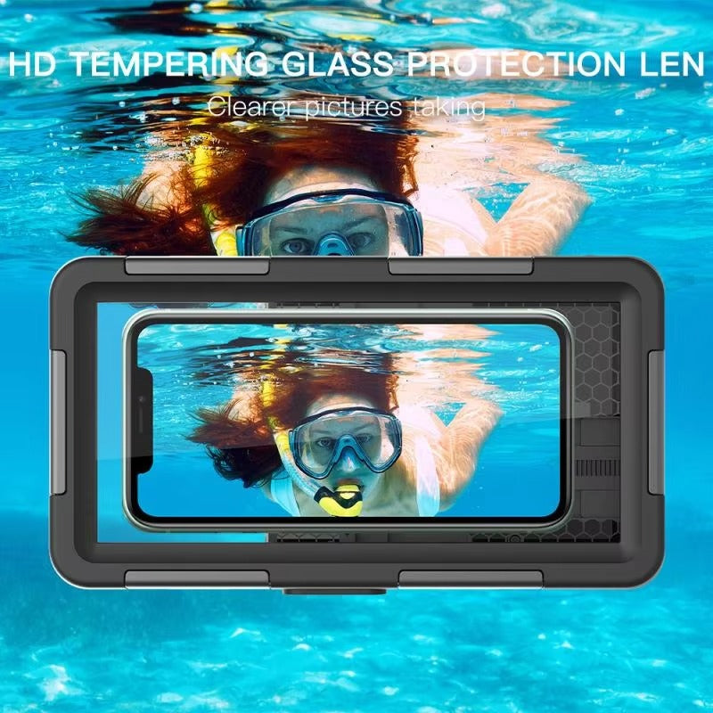 IP68 Waterproof iPhone Case – Full Body Shockproof Cover with 15m Underwater Protection, Anti-Scratch Seal and Secure Lanyard for Diving