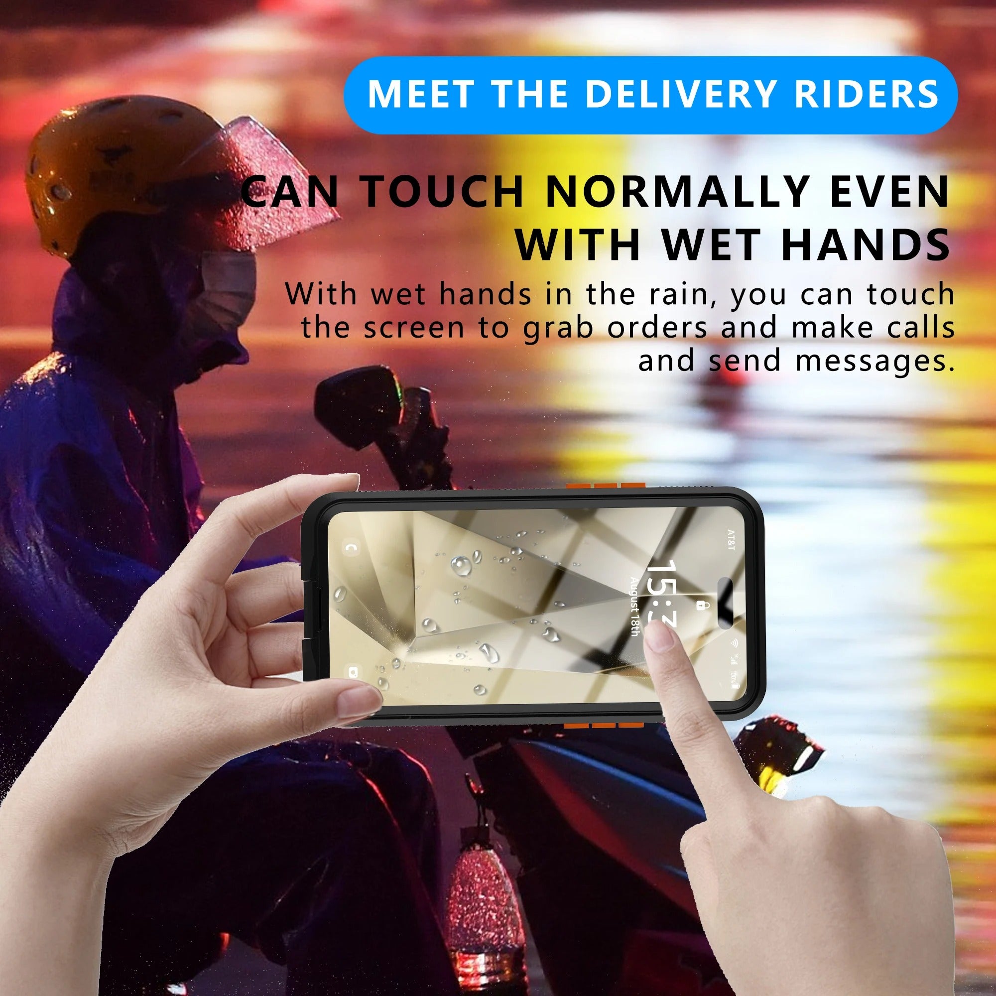 Rugged Waterproof iPhone Case – IP68 Full Body Shockproof Cover with Dustproof Sealing and Underwater Protection for Outdoor Adventure