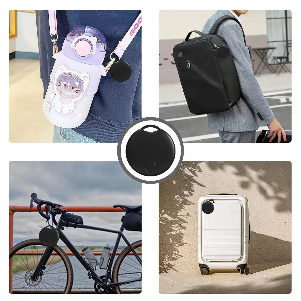 Smart Bluetooth GPS Tracker Compatible with Apple Find My – MFI Certified AirTag Replacement for Wallet, Keys, Bike, Bag – Anti-Lost Finder with Sound Alert & Long Battery Life