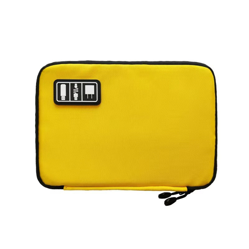 Premium Waterproof Travel Organizer Bag for Laptop Accessories – Compact Storage Case for External Hard Drive, Chargers, Cables, Headphones, SD Cards, U-Disk, Power Bank