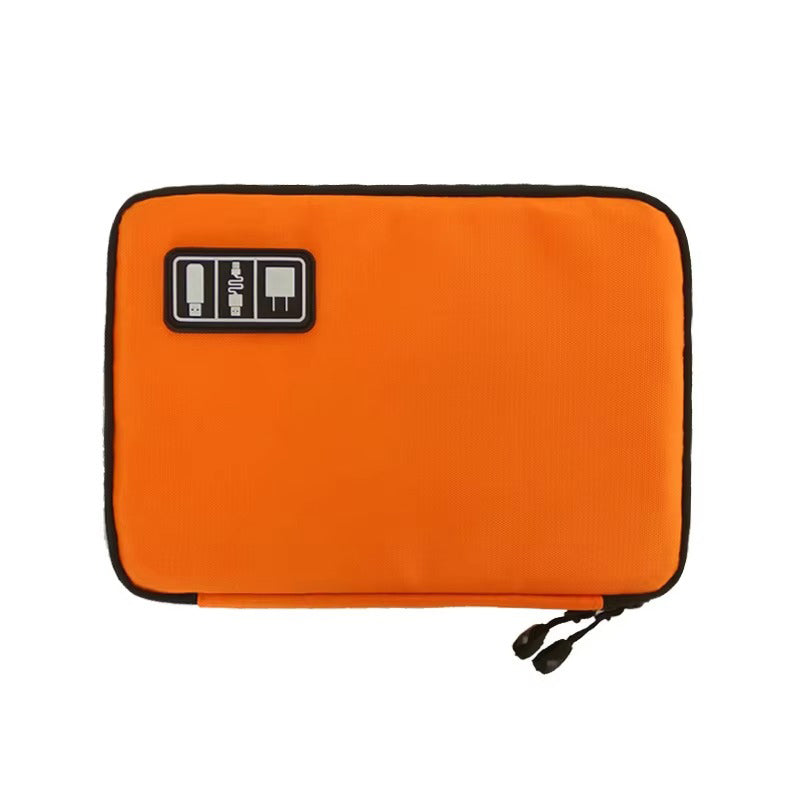Premium Waterproof Travel Organizer Bag for Laptop Accessories – Compact Storage Case for External Hard Drive, Chargers, Cables, Headphones, SD Cards, U-Disk, Power Bank