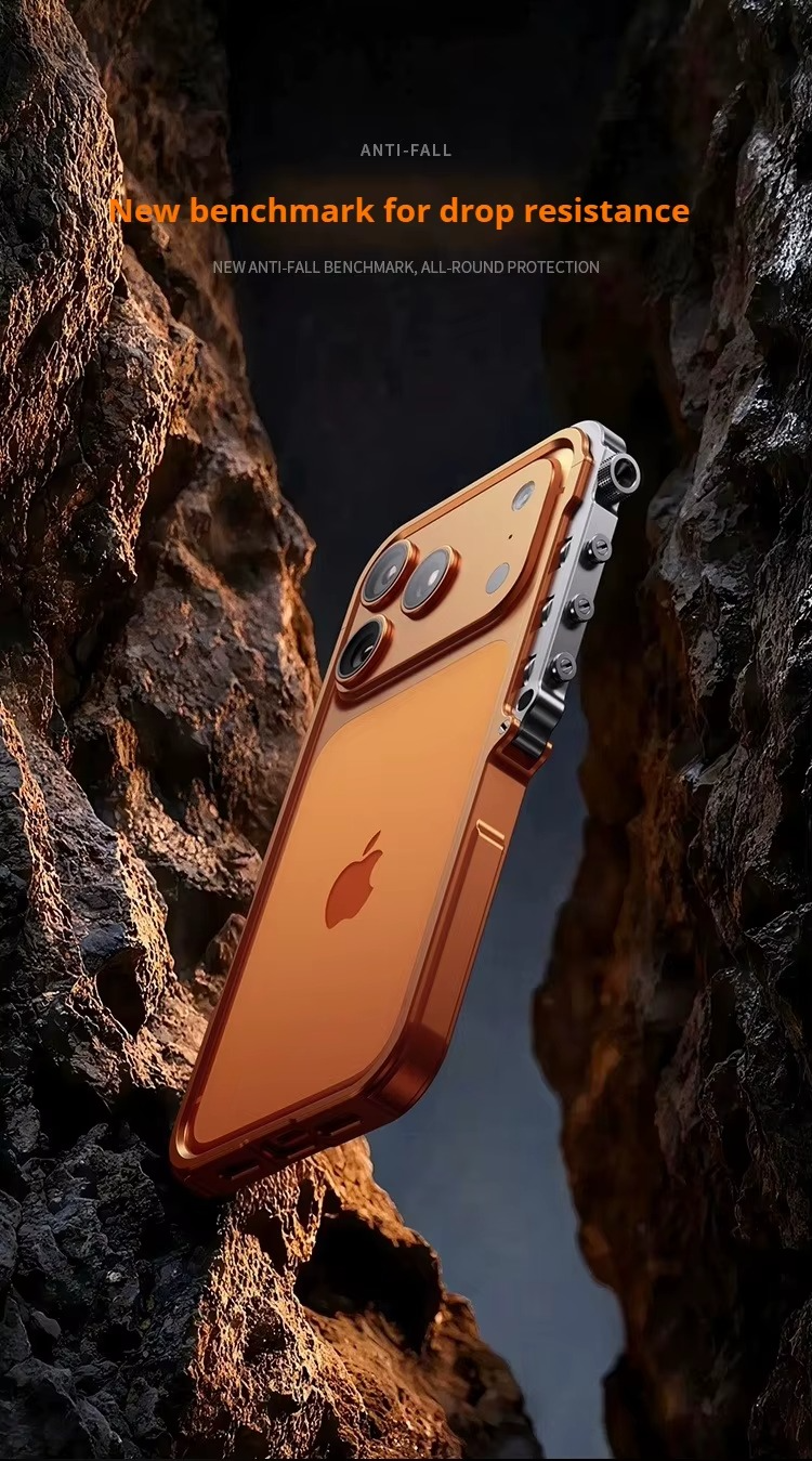 Premium Aluminum Alloy Bumper iPhone Case – MagSafe Compatible Magnetic Cover with Shockproof Frame, Heat Dissipation Design and Camera Protection