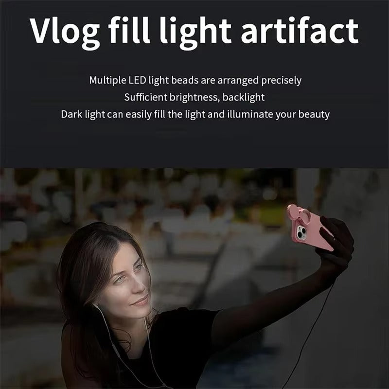 Premium Apple iPhone Case, MagSafe Compatible, Camera Lens & Screen Protection, Ultra Thin, Shockproof, Magnetic Full All Around Cover – LED Selfie Ring Light Glow Case