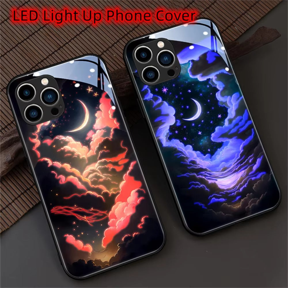 Premium Apple iPhone Case, MagSafe Compatible, Camera Lens and Screen Protection, Ultra Thin, Shockproof, Magnetic, Full All Around Protection, LED Mount Fuji Glass Cover