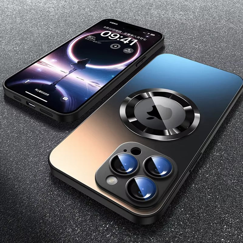 Premium Apple iPhone Case Camera Lens & Screen Protection, Ultra Thin Shockproof Magnetic Full All Around Protection Cover 