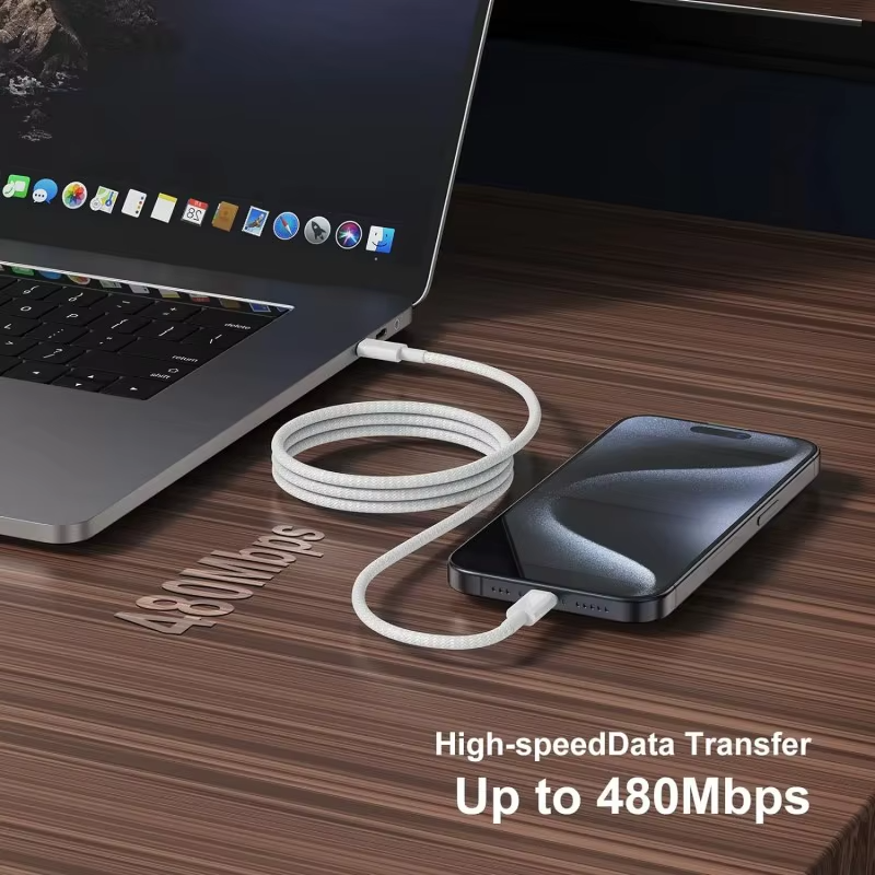 Premium USB-C to USB-C Fast Charging Cable – 100W Power Delivery Charger Cable with High-Speed Charging, Durable TPE/TPU Construction and Stable Power Transfer
