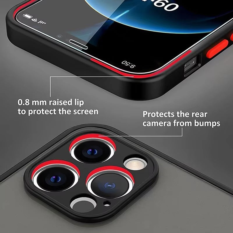 Luxury Apple iPhone Case Camera Lens & Screen Protection, Ultra Thin Shockproof Magnetic Full All Around Protection Cover