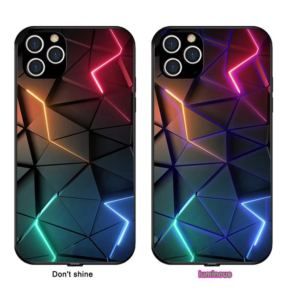 Premium Apple iPhone Case, MagSafe Compatible, Camera Lens and Screen Protection, Ultra Thin, Shockproof, Magnetic, Full All Around Protection, Voice-Activated LED Cover