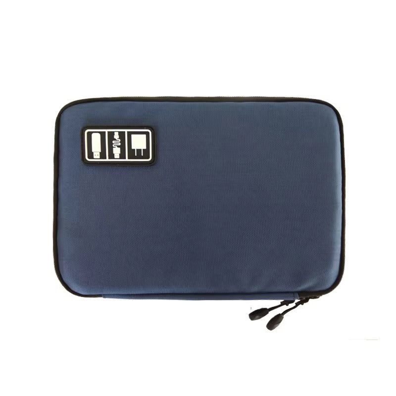 Premium Waterproof Travel Organizer Bag for Laptop Accessories – Compact Storage Case for External Hard Drive, Chargers, Cables, Headphones, SD Cards, U-Disk, Power Bank