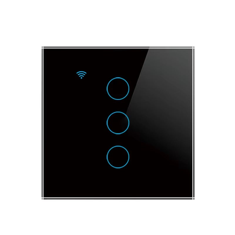 High Quality Smart WiFi Light Switch for iPhone, No Neutral Wire Required, Touch Sensor Wall Switch with App Control 