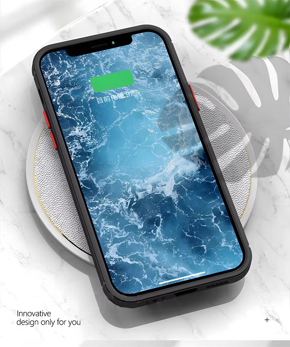 Luxury Apple iPhone Case Camera Lens & Screen Protection, Ultra Thin Shockproof Magnetic Full All Around Protection Cover
