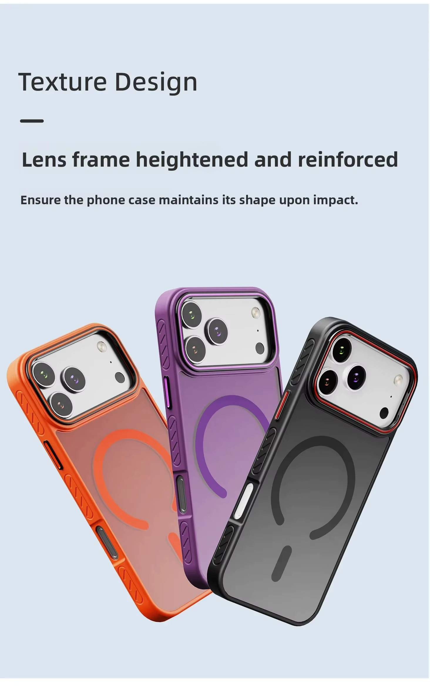 Luxury Transparent Matte iPhone Case – MagSafe Compatible Magnetic Protective Cover with Shockproof Frame and Raised Camera Lens Protector