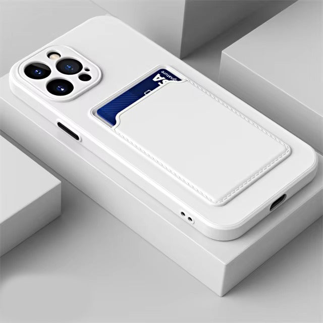 Luxury Apple iPhone Case, MagSafe Compatible, Camera Lens and Screen Protection, Ultra Thin, Shockproof, Magnetic, Full All Around Protection, Silicone Wallet Card Cover