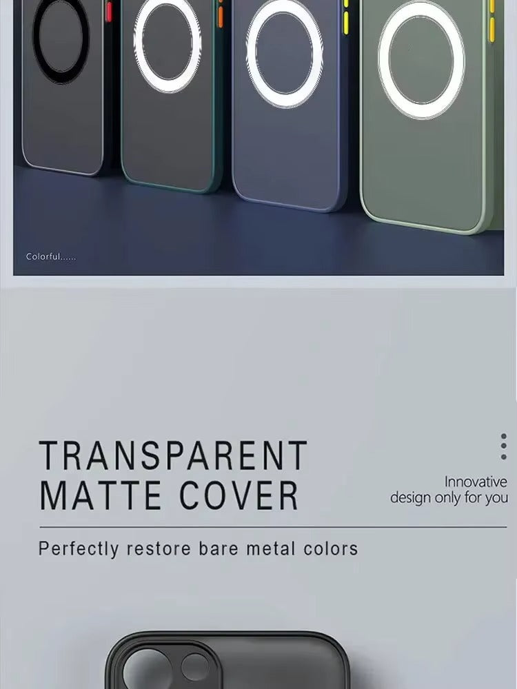 Luxury Apple iPhone Case Camera Lens & Screen Protection, Ultra Thin Shockproof Magnetic Full All Around Protection Cover