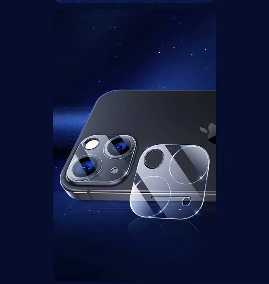 Premium Camera Lens Protector – 9H Tempered Glass Lens Cover with Scratch Resistance, Drop Protection, Ultra-Clear Transparency and Precision Camera Fit