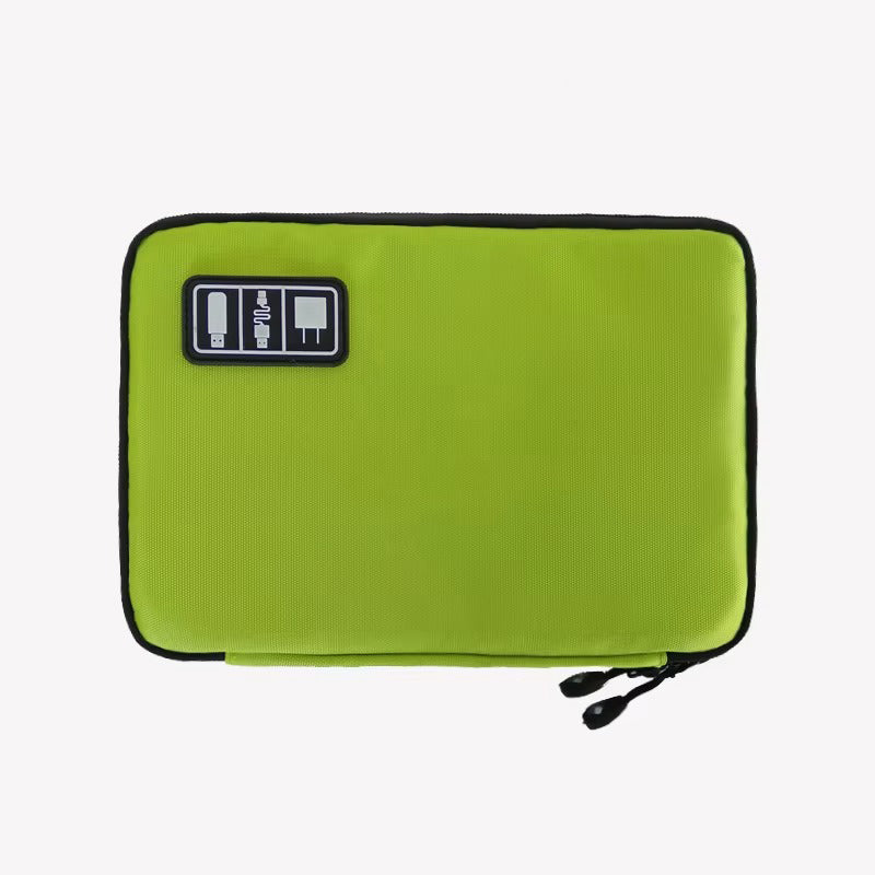 Premium Waterproof Travel Organizer Bag for Laptop Accessories – Compact Storage Case for External Hard Drive, Chargers, Cables, Headphones, SD Cards, U-Disk, Power Bank