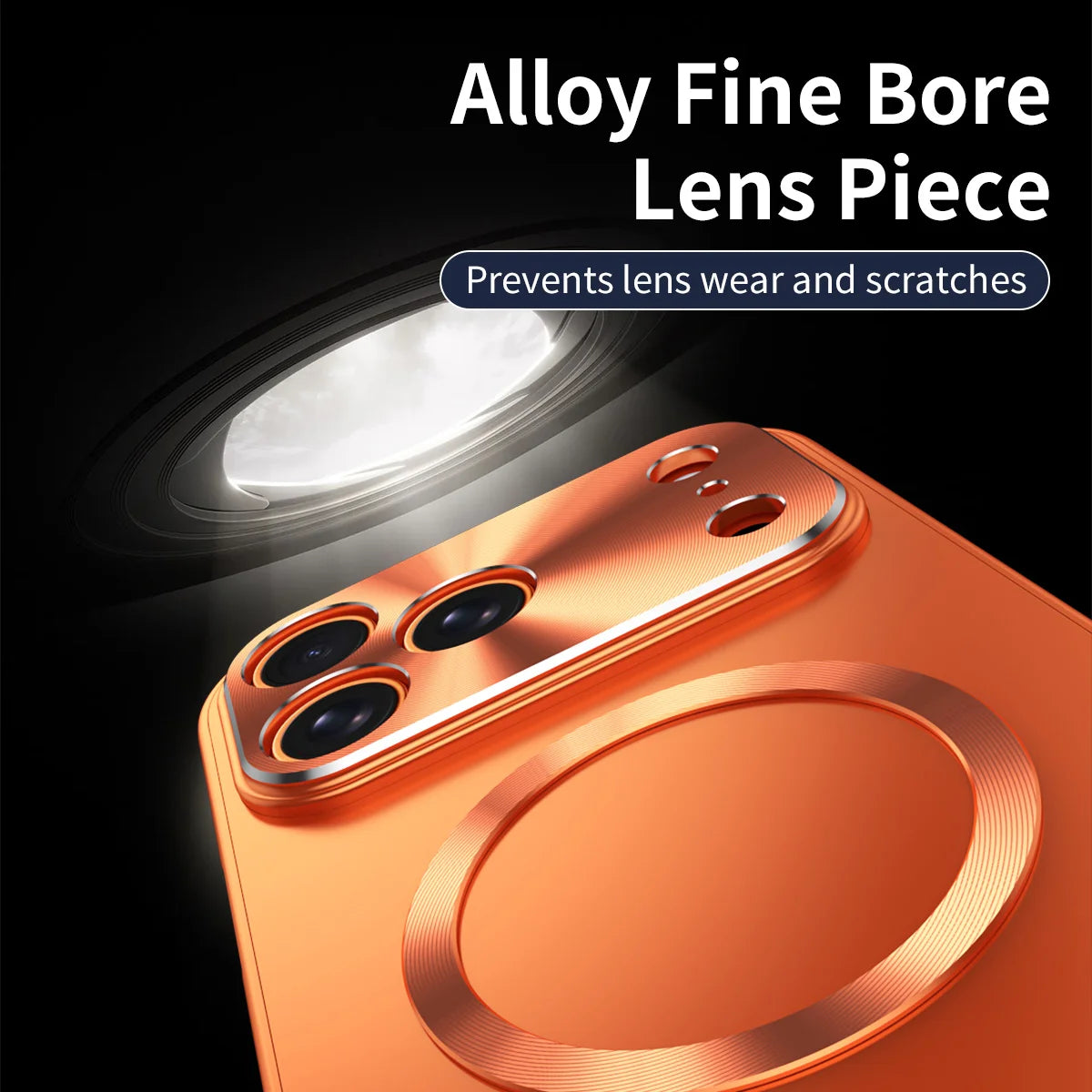 Premium iPhone Case MagSafe Compatible Magnetic Shockproof Cover with Camera Lens Protection Ultra Thin Full Protection Aluminum Frame Frosted Matte Back
