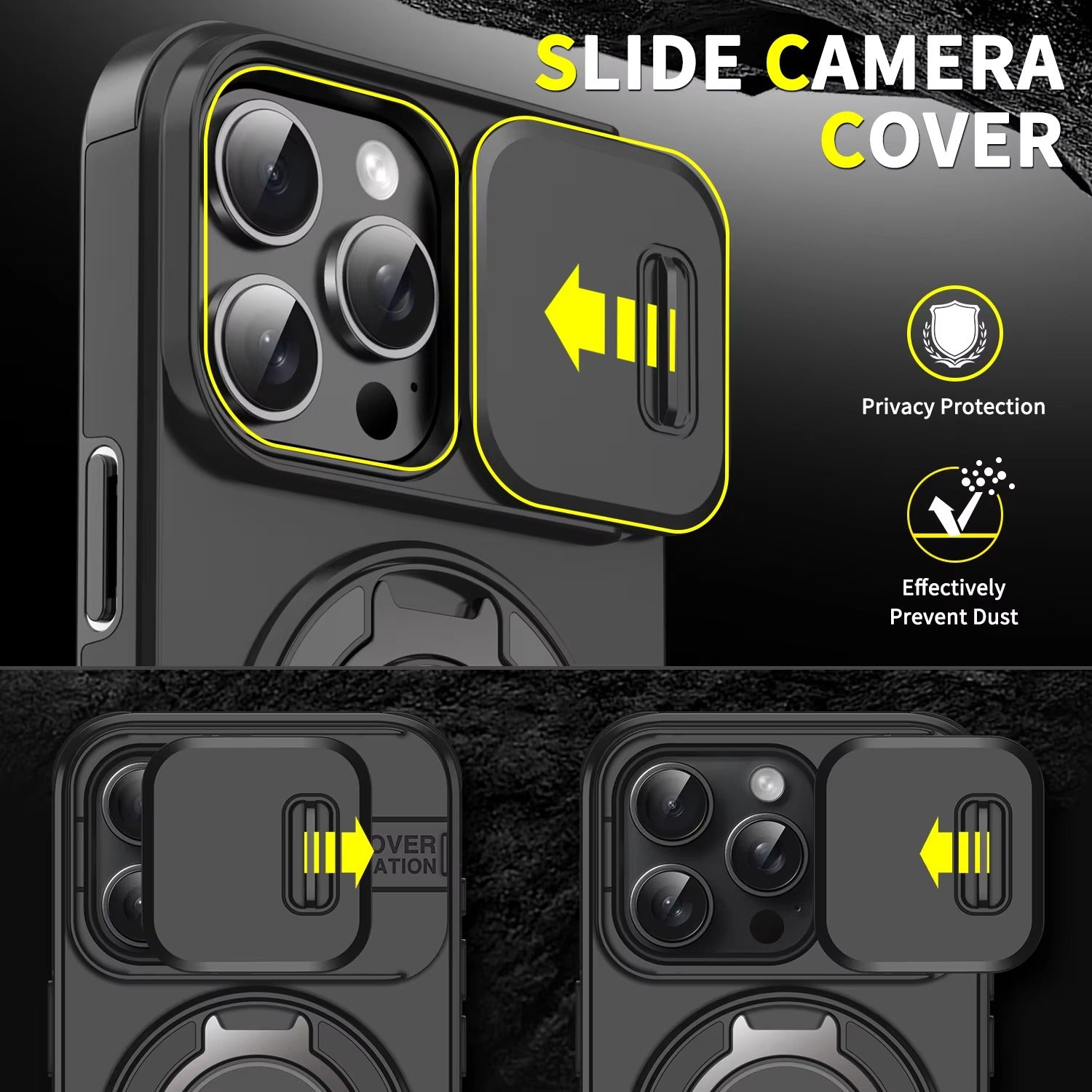 Robust Apple iPhone Case, Camera Protection, Screen Protection, Ultra Thin, Shockproof, Magnetic, Full All Around Protection
