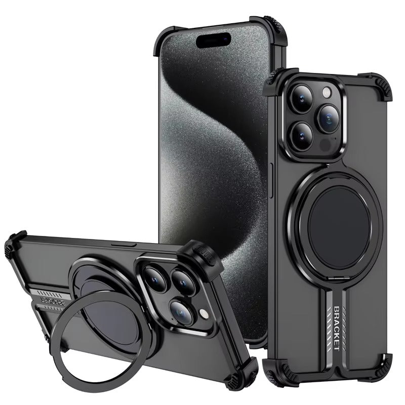 Premium Apple iPhone Case n, Ultra Thin Shockproof Magnetic Full All Around Protection Cover with Wireless Charging Bumper