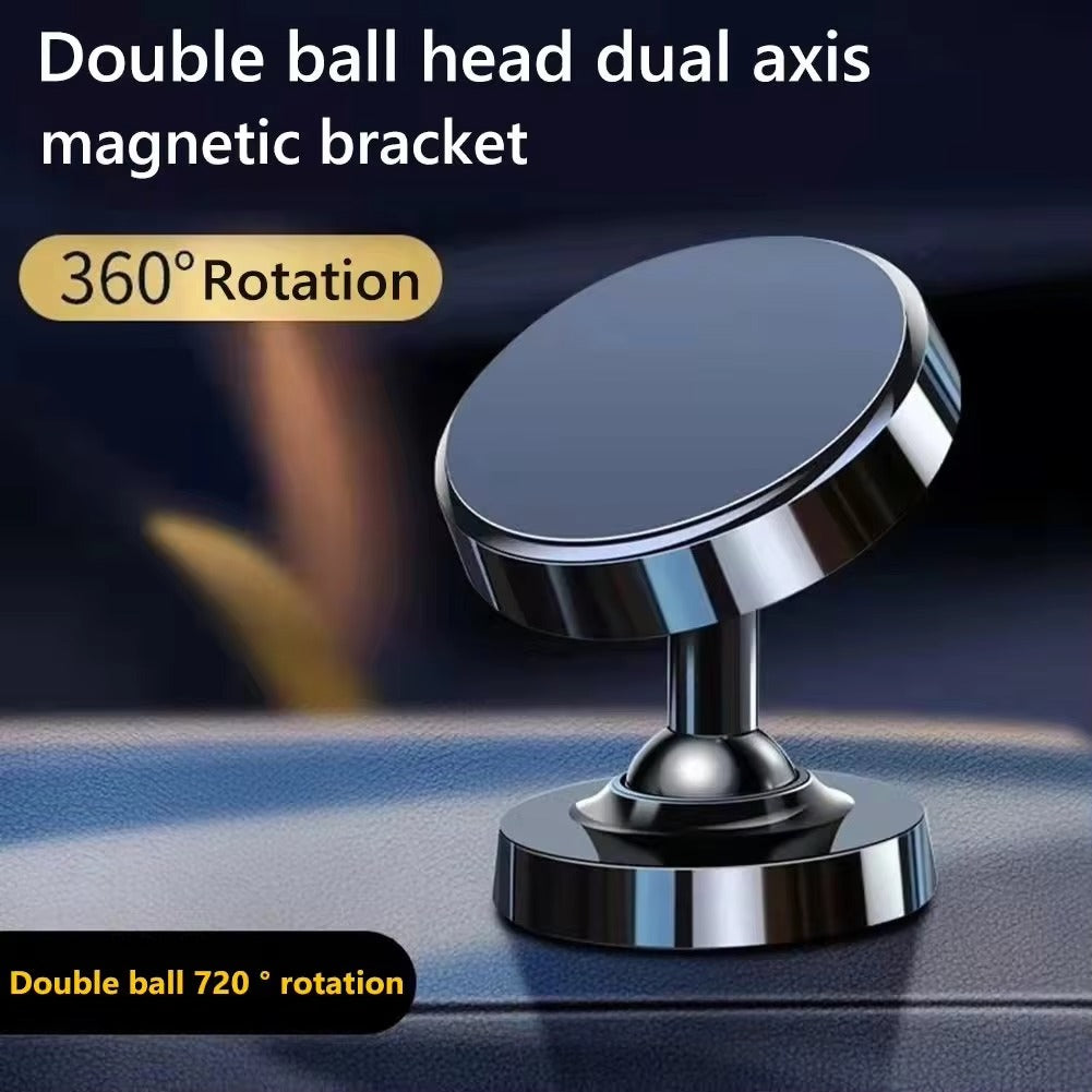 Premium, Magnetic Car Phone Holder – Strong Magnet Mount, Dashboard or Vent Stand, GPS Support for Apple iPhone