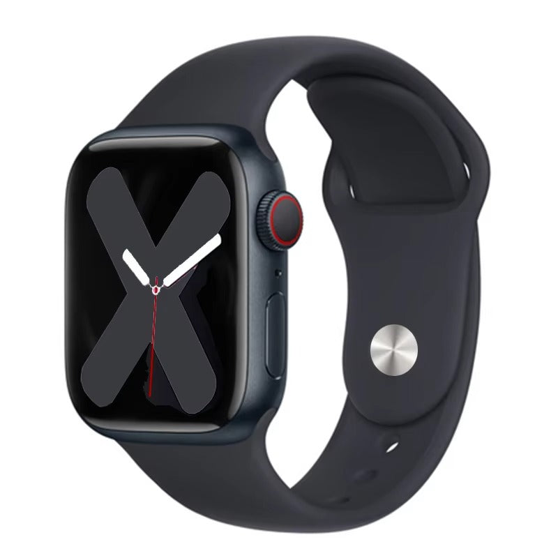 Premium Silicone Smartwatch Band – Soft Replacement Strap with 316L Steel Clasp, Adjustable Sizes for 38mm to 49mm Watches