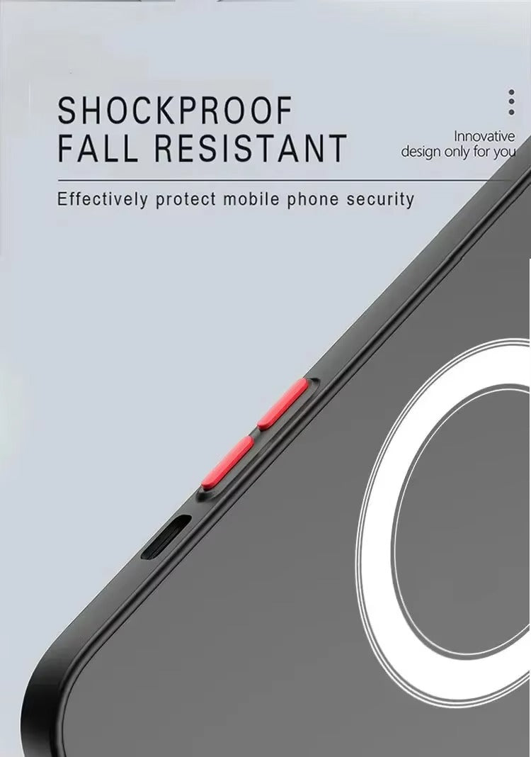 Luxury Apple iPhone Case Camera Lens & Screen Protection, Ultra Thin Shockproof Magnetic Full All Around Protection Cover