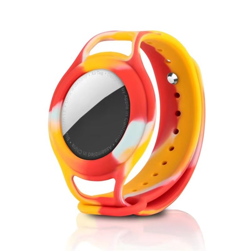 Premium Kids AirTag Wristband – Soft Silicone Anti-Lost Tracker Strap, Comfortable Durable Protective Bracelet for Children, Baby-Safe Material