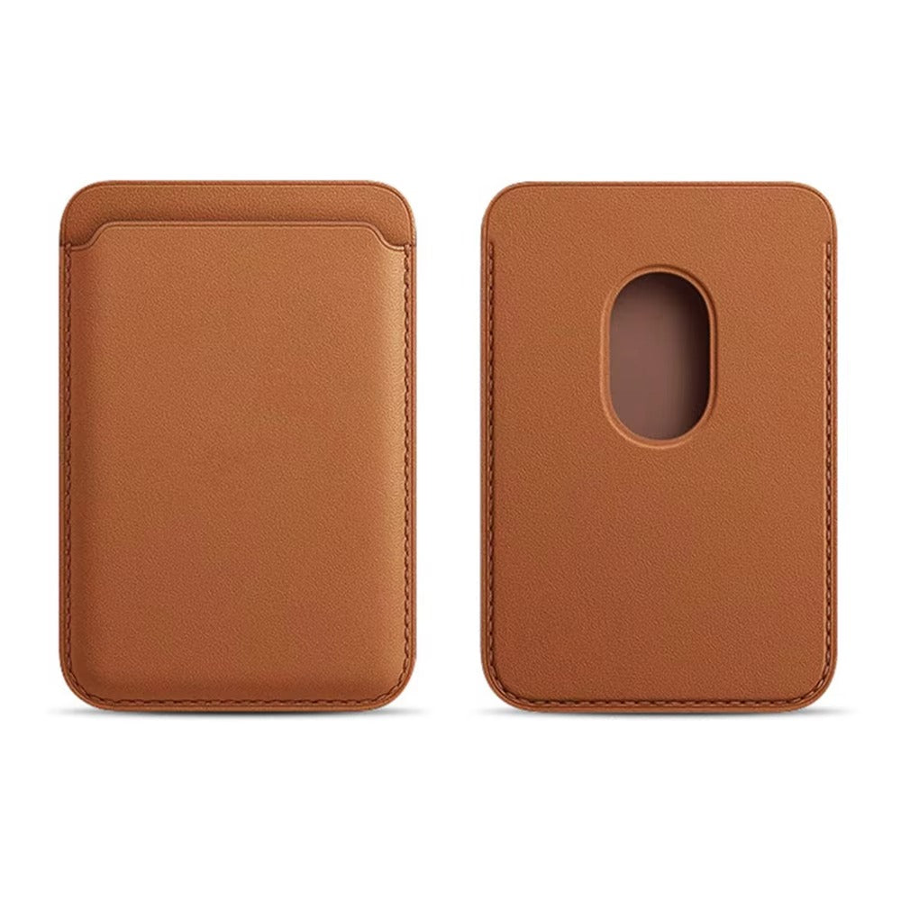 Premium Magnetic Leather Wallet for MagSafe – Slim Card Holder Case with RFID Block, Strong Magnet, Anti-Scratch, Non-Slip, Compatible with iPhone & Samsung