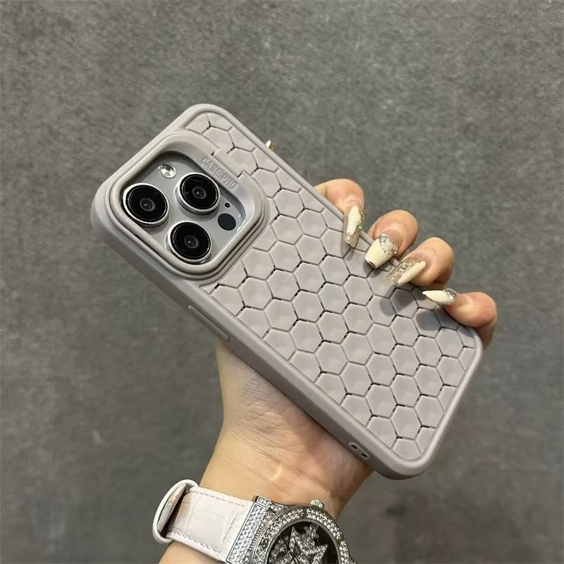 Luxury Apple iPhone Case Ultra Thin Shockproof Magnetic Full All Around Protection Cover with Soft Bracket Wireless Charging