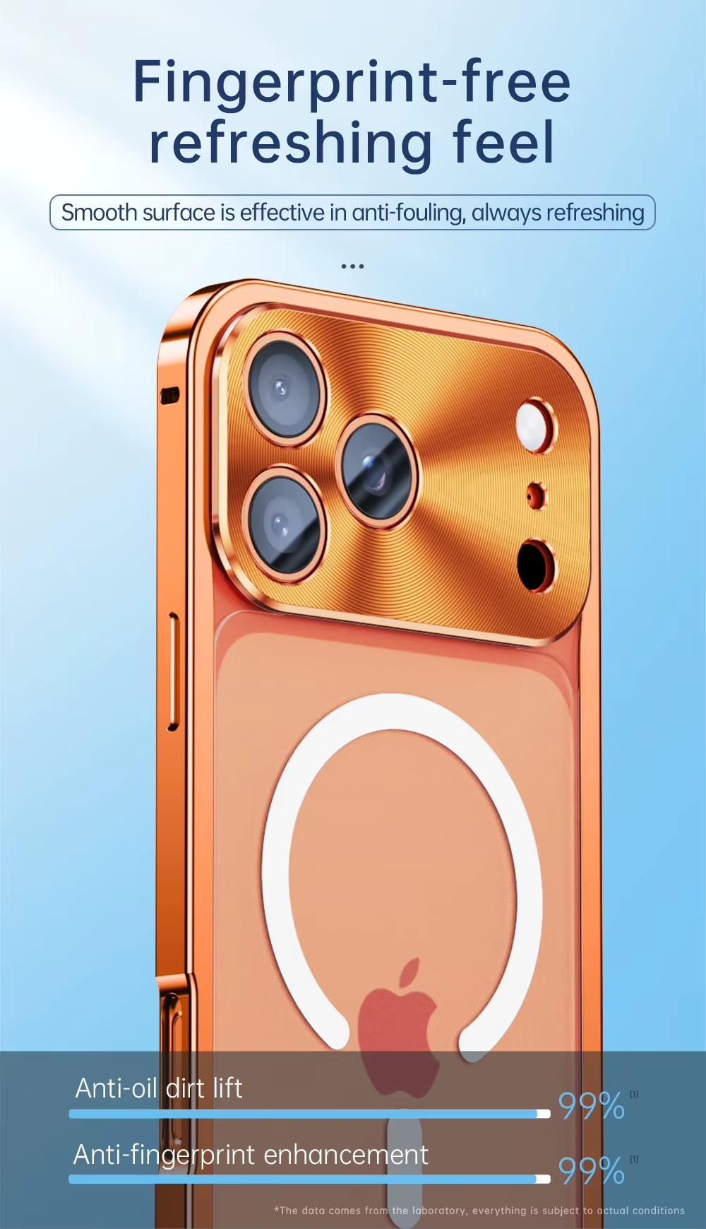 Premium Aluminum Alloy Frame iPhone Case – MagSafe Compatible Magnetic Bumper with Shockproof Protection, Matte Transparent Back and Camera Lens Guard