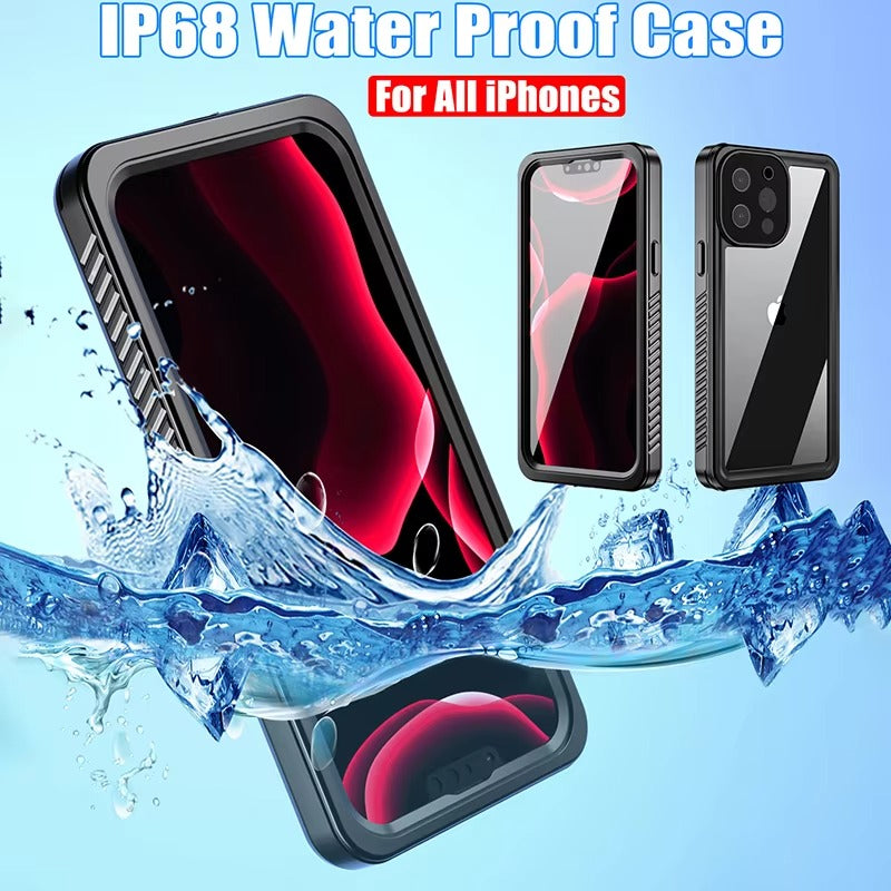 Robust Apple iPhone Case MagSafe Compatible, Camera Lens & Screen Protection,  Cover with IP68 Waterproof Stand Design