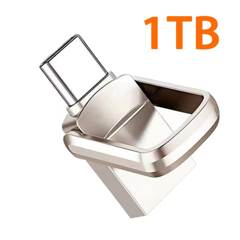 High-Speed USB 3.1 Type-C Flash Drive – Portable U Disk for Phone, Tablet, Computer, 128GB, 256GB, 512GB, 1TB, 2TB Storage, File Transfer, Backup Drive