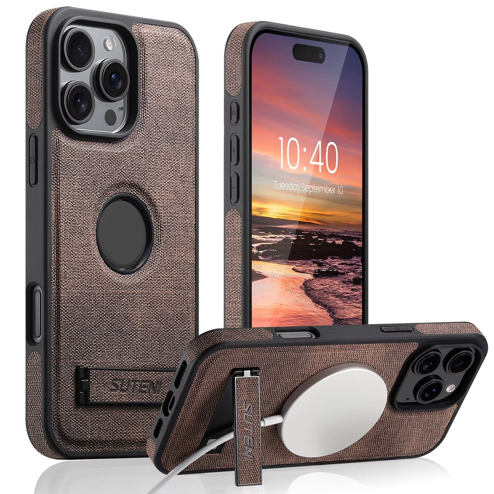 Luxury Apple iPhone Case, MagSafe Compatible, Camera Protection, Ultra Thin, Shockproof, Magnetic, Full All Around Protection