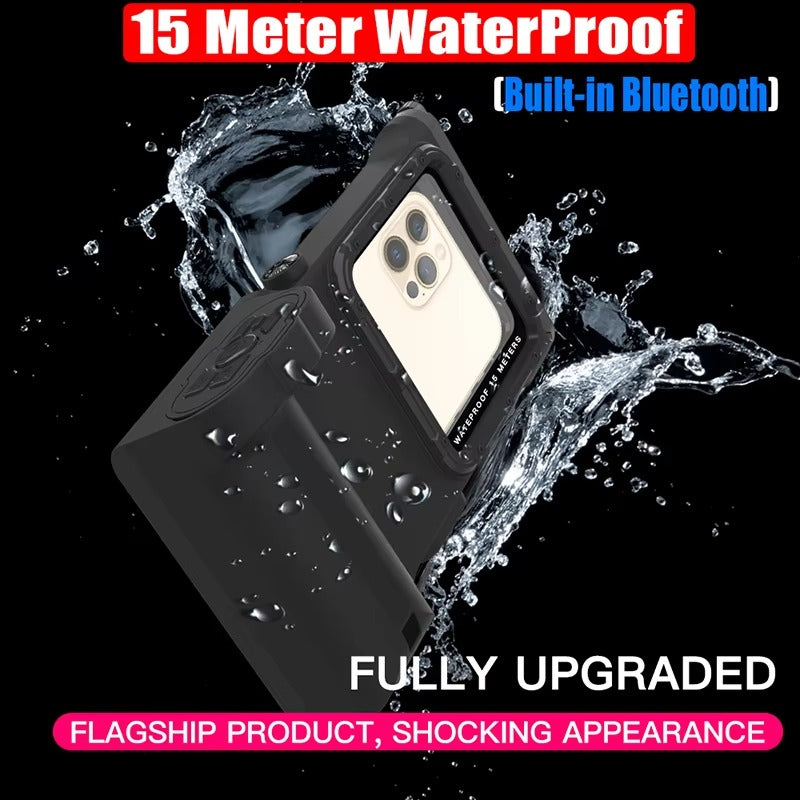 Robust Apple iPhone Case MagSafe Compatible, Camera Lens & Screen Protection,  Cover with IP68 Waterproof Stand Design