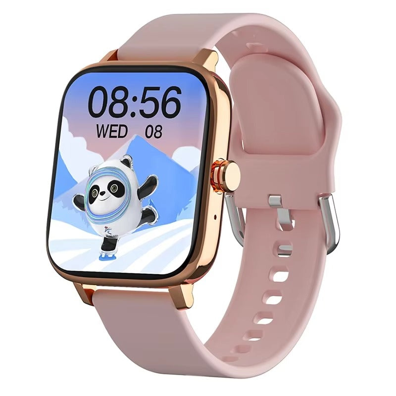Premium Smartwatch for iPhone – Custom Dial Bluetooth Watch for Men & Women, Full Touchscreen Fitness Bracelet with Waterproof 