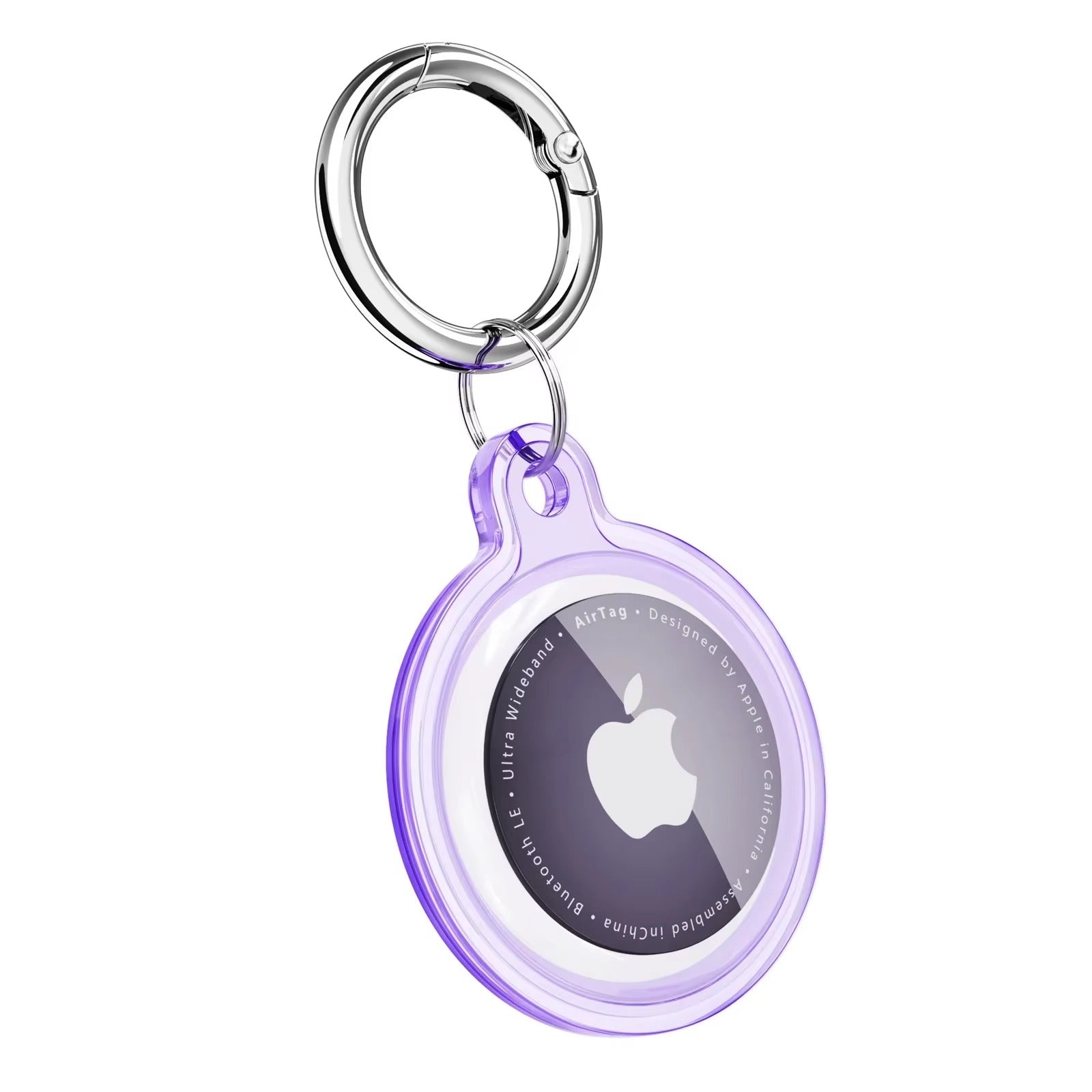 Premium Transparent Waterproof TPU AirTag Case – Full Protective Shell with Anti-Lost Keychain, Shockproof Pet Collar Tracker Cover