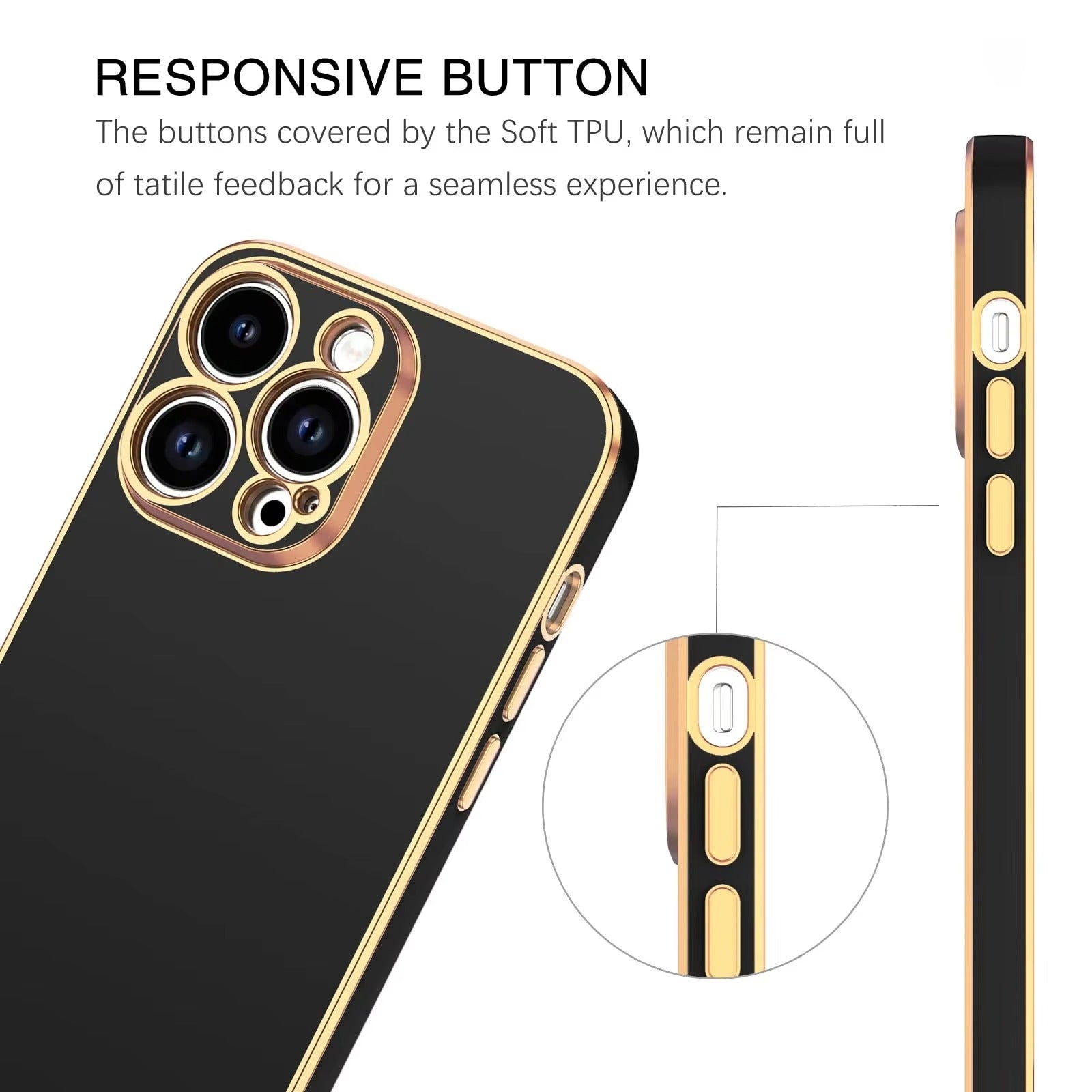 Luxury Apple iPhone Case MagSafe Compatible, Camera Lens & Screen Protection, Ultra Thin Shockproof Magnetic Full All Around Protection Cover with Solid Color Plating Silicone