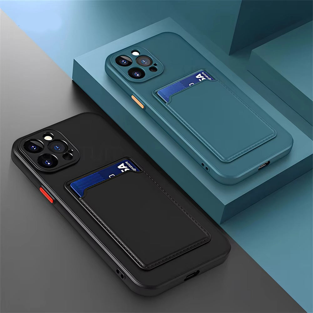 Luxury Apple iPhone Case, MagSafe Compatible, Camera Lens and Screen Protection, Ultra Thin, Shockproof, Magnetic, Full All Around Protection, Silicone Wallet Card Cover