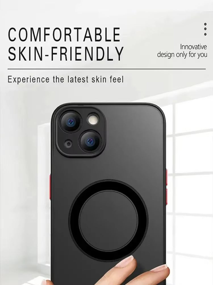 Luxury Apple iPhone Case Camera Lens & Screen Protection, Ultra Thin Shockproof Magnetic Full All Around Protection Cover