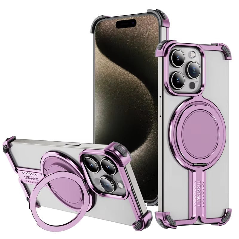 Premium Apple iPhone Case n, Ultra Thin Shockproof Magnetic Full All Around Protection Cover with Wireless Charging Bumper