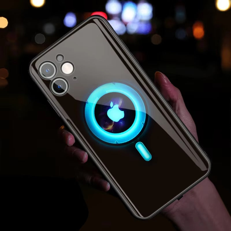 Premium Apple iPhone Case, MagSafe Compatible, Camera Lens and Screen Protection, Ultra Thin, Shockproof, Magnetic, Full All Around Protection, Flash Call LED Cover