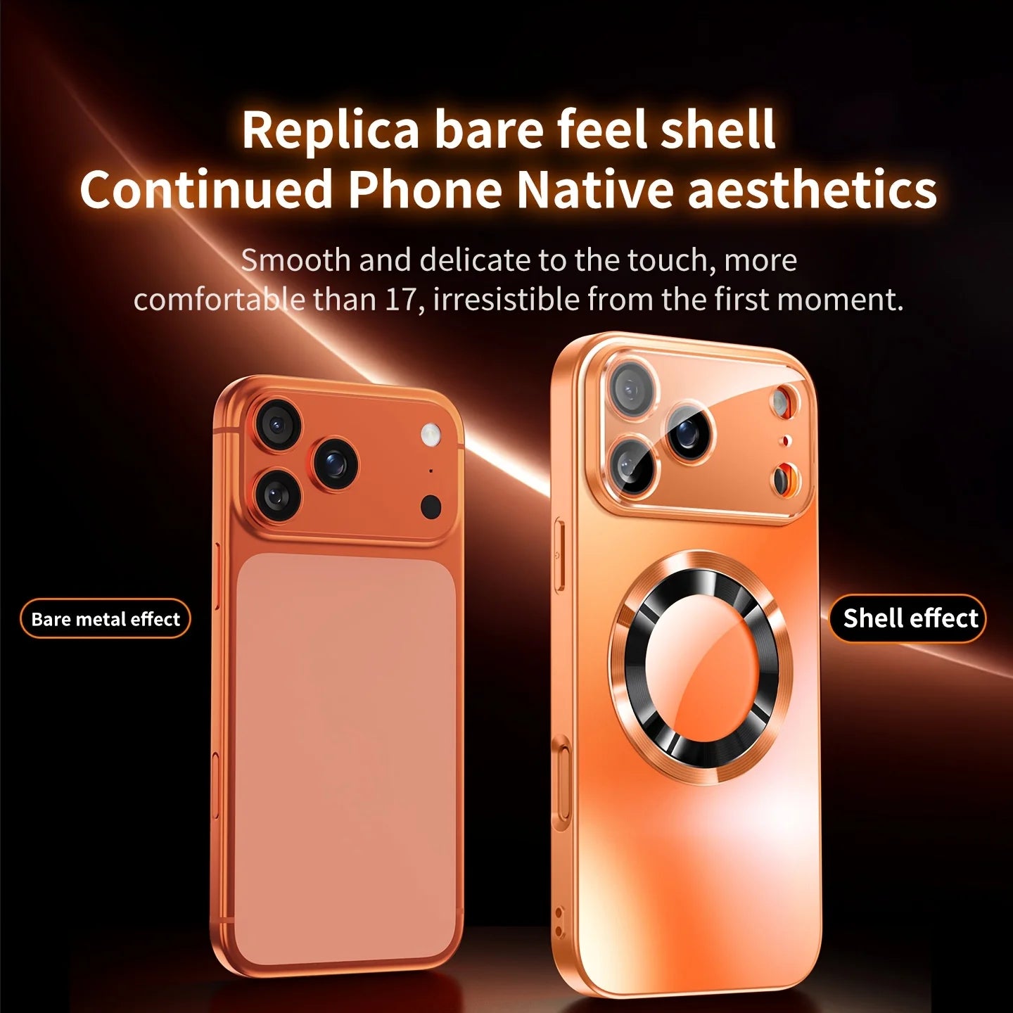 Luxury iPhone Case MagSafe Compatible Magnetic Shockproof Cover with Camera Lens Protection Ultra Thin Full Protection Titanium Metallic Matte PC TPU Back